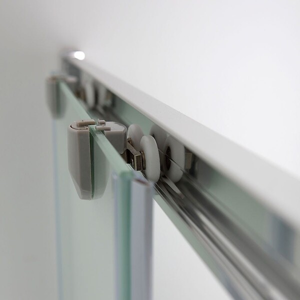 KIAMAMI VALENTINA - Cabine De Douche Verre Dépoli 6 Mm Carré 70X70 Coulissante | Giada - large
