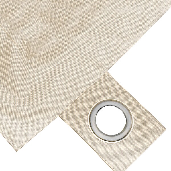 OVIALA - Coussin de sol XXL ivoire - Solys - large