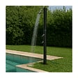 KZ GARDEN - Douche Solaire Extérieure 20L Hauteur 217cm 3.5Bar Ø 15cm Noir Pommeau et Mitigeur Chromés Douche de Jardin Piscine Plage KZ - vignette