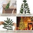 TECTAKE - Sapin de Noël artificiel moulé par injection avec support métallique vert - vignette