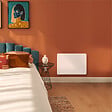 BESTHERM - Radiateur électrique fixe à inertie sèche céramique - BESTHERM - OVEO 1000W - Thermostat interchangeable - horizontal blanc - NF - vignette