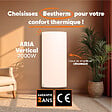 BESTHERM - Radiateur électrique fixe à inertie sèche céramique - BESTHERM - ARIA 2000W  - vertical blanc - vignette