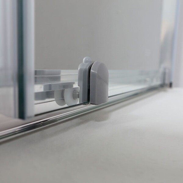 KIAMAMI VALENTINA - Douche En Niche Avec Porte Coulissante 100 Cm Cristal 6 Mm | New Giada - large