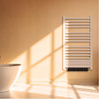 BESTHERM - Sèche-serviette électrique sans fluide avec soufflerie - BESTHERM - HESTIA 500 + 1000W - blanc - vignette