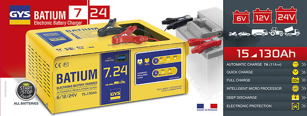 GYS - GYS - Chargeur de batterie Batium 7-24 - 024502 - large