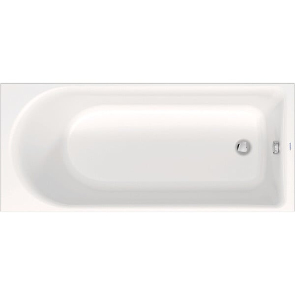 DURAVIT - Baignoire droite D-Neo 160 x70 cm + Pare bain droit AURYS Raywall chromé - large