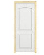 BALLAY - Bloc-porte alvéolaire postformé 2 panneaux Chapeau de gendarme-204x73cm poussant droite / Huisserie bois brut, section : 66x56 mm - vignette