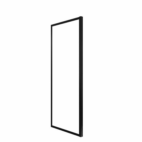 AURLANE - Paroi Retour porte de douche Noir 80x185cm - BLACK SLIDE - large