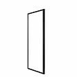 AURLANE - Paroi Retour porte de douche Noir 80x185cm - BLACK SLIDE - vignette