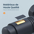 EMKE - EMKE Robinet de Radiateur, Robinet Thermostatique pour Radiateur avec Contrôleur de Température, Anthracite - vignette