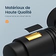 EMKE - EMKE Robinet de Radiateur, Robinet Thermostatique pour Radiateur avec Contrôleur de Température, Noir Mat - vignette