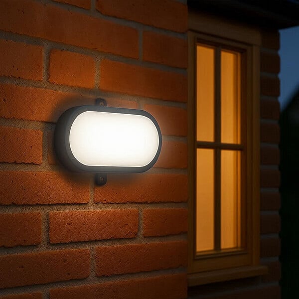 I-WATTS OUTDOOR LIGHTING - Lot de 6 hublots led 6W - 480 lumens - IP65 - large