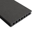 DECKLINEA - Kit Terrasse Composite ATLANTA 10m² Anthracite- 31 Lames de Terrasse (220 x 14.5 x 2.25 cm) - Garantie 15 ans - Fixation par Clips - vignette