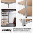 TECTAKE - Étagère robuste pour charges lourdes argent - vignette