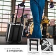 TECTAKE - Coffre à outils à roulettes en aluminium, 1 200 pièces noir - vignette