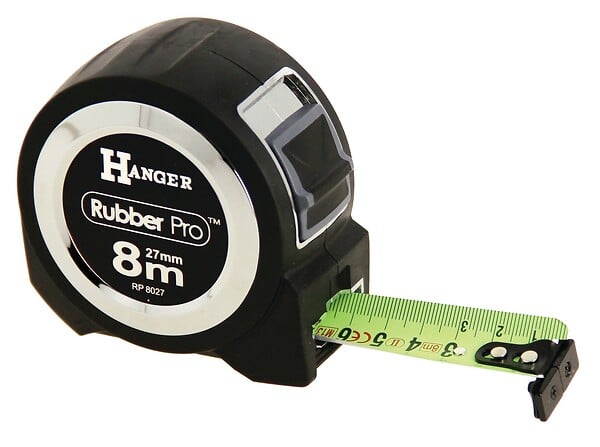 HANGER - Mètre ruban 8m x 27mm 'Rubber Pro' - HANGER - 100051 - large