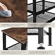 TECTAKE - Étagère à chaussures TAUNTON 80x30x45,5cm Bois foncé industriel, rustique - vignette