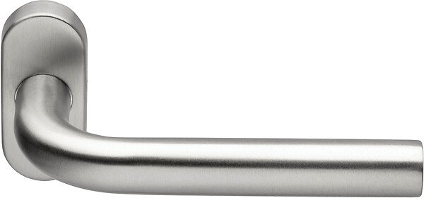 HERACLES - Ensemble sur rosace ovale étroite JADE 1194 inox - HERACLES - B-INOX-RE01 - large