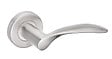 HERACLES - Béquille double JADE massive sur rosace inox 4004 - HERACLES - B-INOX-BM04 - vignette