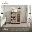 TECTAKE - Buffet 71x32x82cm Bois clair industriel, Chêne Sonoma - vignette