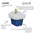VITRA - Lavabo pour enfant VitrA Sento Kids 45 cm avec cache bonde - vignette