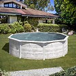 GRE POOLS - Piscine ronde acier Ø4,80m x H: 1,22m -  Imitation bois Nordique - vignette