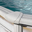 GRE POOLS - Piscine ronde acier Ø4,80m x H: 1,22m -  Imitation bois Nordique - vignette