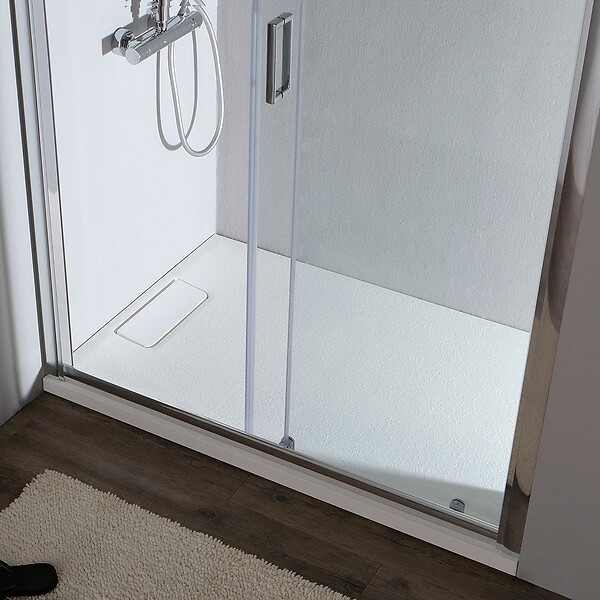 KIAMAMI VALENTINA - Cabine De Douche D'angle Réversible 80X140 Cm Avec Porte Coulissante | New Giada - large