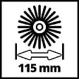 EINHELL - Brosse MEDIUM pour PICOBELLA - vignette