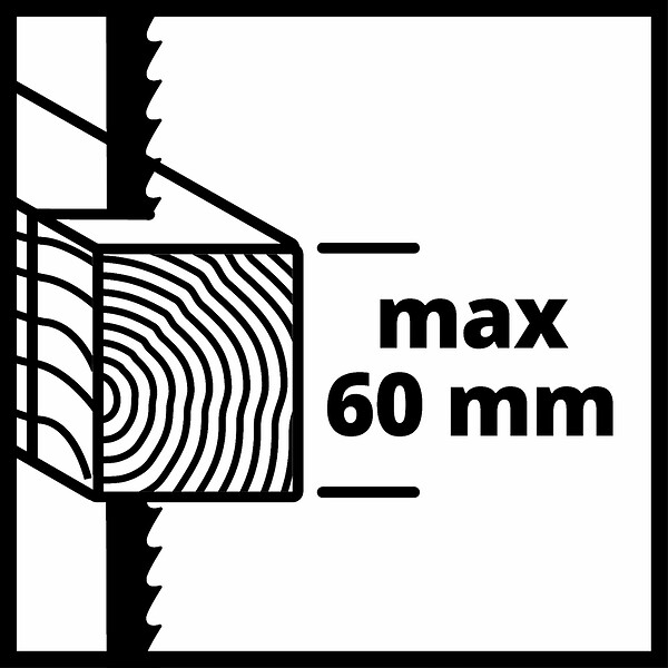 EINHELL - Scie sauteuse TC-JS 60/1 - 1000 - 3000 coups/min - 400W - large