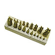 HOLZMANN - Assortiment de 20 fraises HSS TiN D. 3 à 20 mm - vignette