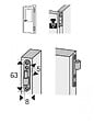 HETTICH - Lot de 2 paumelles acier pour meuble HETTICH, L.97 x l.70 mm x Diam.8 mm - vignette