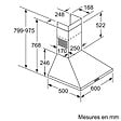 BOSCH - Hotte décorative 360m³/h BOSCH 60cm, 1107699 - vignette
