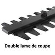 GT GARDEN - Taille-haies thermique, 22.5 cm3, 1.1 CV, double lame 55 cm - vignette