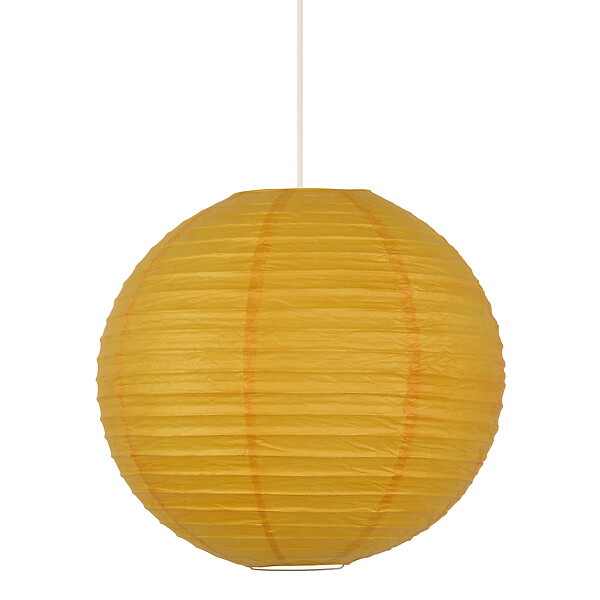 COREP - Suspension boule japonaise papier de riz - Moutarde - Diamètre 40 cm - large
