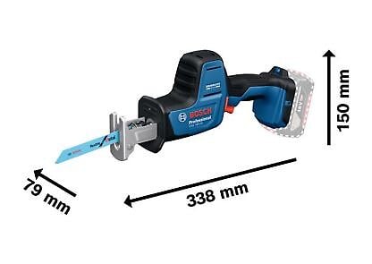 BOSCH PRO - Scie sabre GSA 18V-24, lames S922EF, S2345X  (C) - large