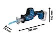 BOSCH PRO - Scie sabre GSA 18V-24, lames S922EF, S2345X  (C) - vignette