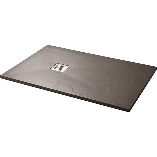 PLANETE BAIN - Receveur de douche extra plat 80x120 couleur taupe - large