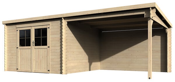DECOR ET JARDIN - Abri de jardin Eden - Bois - 8.16m² - large
