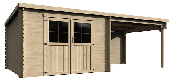 DECOR ET JARDIN - Abri de jardin Eden - Bois - 8.16m² - large
