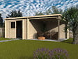 DECOR ET JARDIN - Abri de jardin Eden - Bois - 8.16m² - vignette