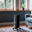 THOMSON - Radiateur mobile bain d'huile THOMSON CALISTA 2000W noir - vignette