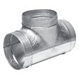 JONCOUX - Coude en T galvanisé de 90° d'angle - diamètre 100 mm - Egal - vignette