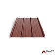 BRAVO THE SMART SOLUTION - Tôle bac acier - Toiture - Couverture - plaque TR45 Coloris Brun Rouge Terracotta RAL 8012 Dimensions 2000x1050x0.63mm - vignette