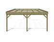 ALTANKA - Carport, abri de voiture  5.8x5.06 m - 29 m2 - adossé  - CAR23 - vignette
