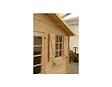 ALTANKA - Abri de jardin en bois - 12m2 - 4x3m - Ep. 28mm - Couleur: naturel - DOM137 - vignette