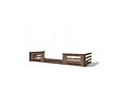 ALTANKA - Terrasse en bois avec balustrade pour abri en bois - 10m2 - 5m x 2m - imprégnée - couleur: marron - DOM603 - vignette