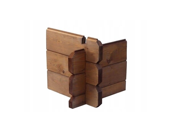 ALTANKA - Terrasse en bois avec balustrade pour abri en bois - 10m2 - 5m x 2m - imprégnée - couleur: marron - DOM603 - large