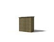 ALTANKA - Armoire de jardin à outils 1.66x0.82 m H.1.86 - avec plancher et paroi arrière - DOM84 - vignette