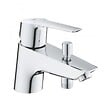GROHE - Pack mitigeur bain douche monotrou Start 2021 Quickfix + Ensemble de douche 2 jets Vitalio Start 110 chromé - vignette